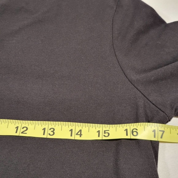 Tommy Hilfiger XS Shirt Gold Shiny Studs Semi Fitted Crew Neck - Picture 6 of 11